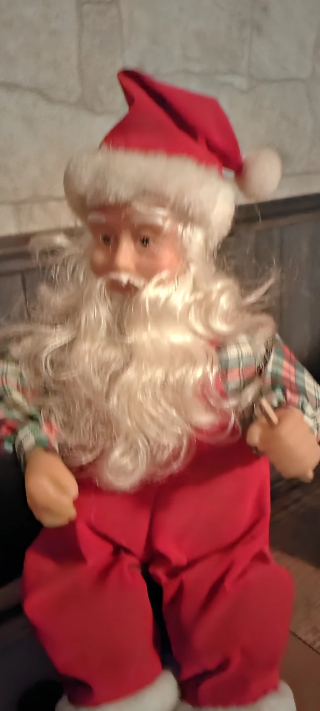Vintage Animated Santa Claus Decoration - photo 2