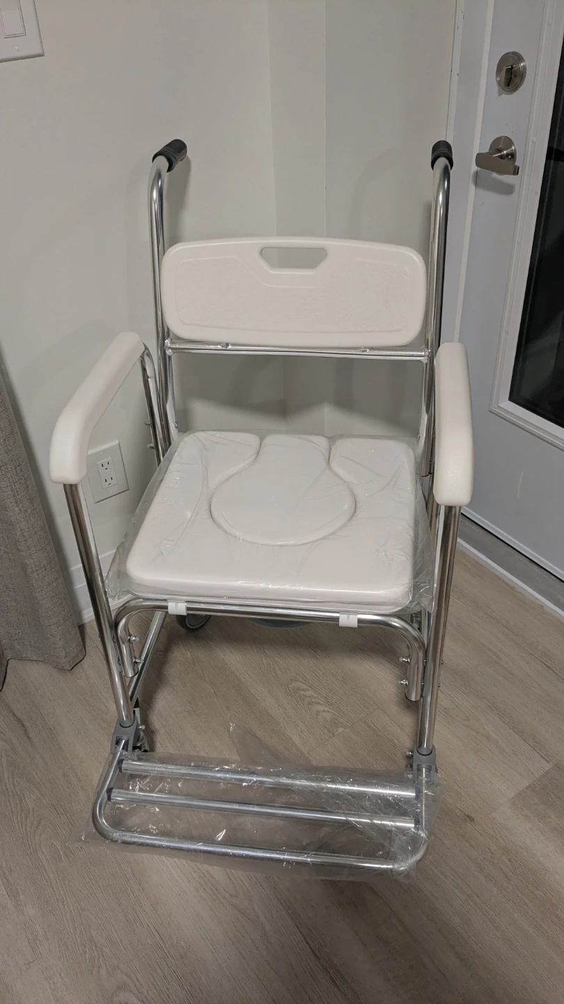 Toilet wheel chair for seniors.