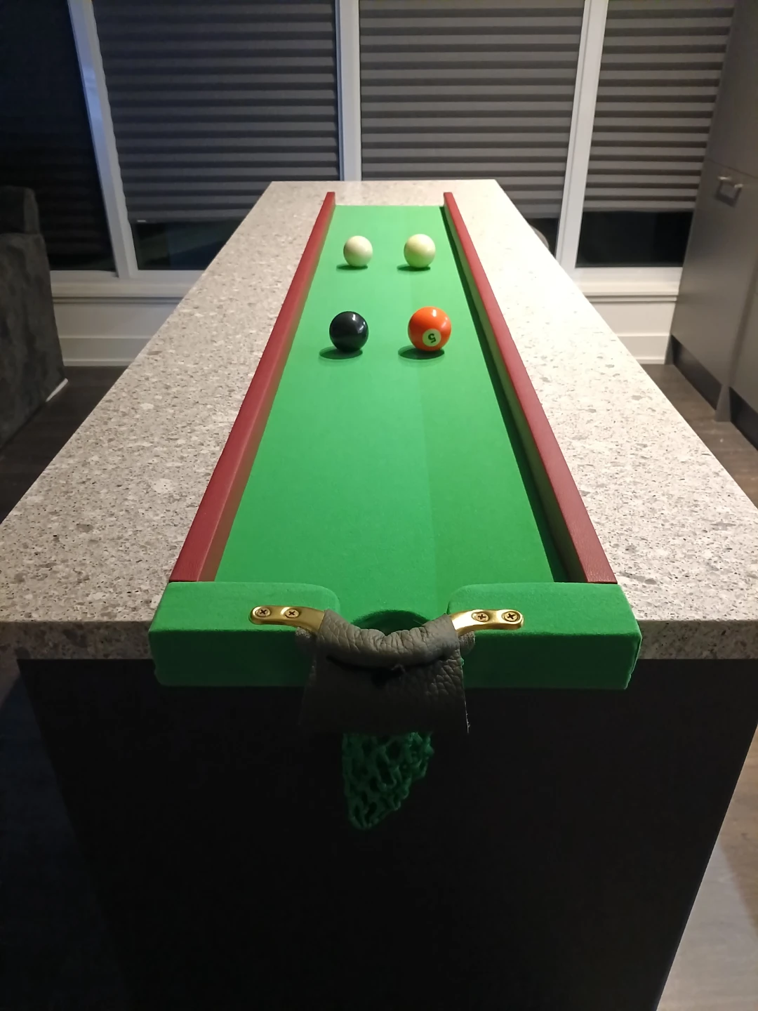 Snooker Pool Billiards Mini Practice System 160cm × 30cm - photo 2