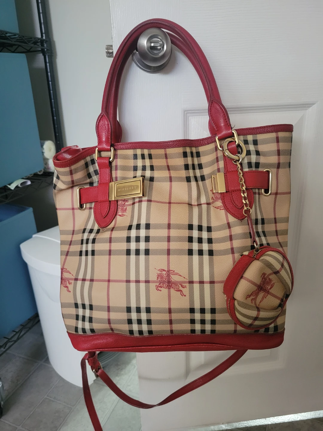 Burberry Tote Bag with Attached Coin Purse - photo 5