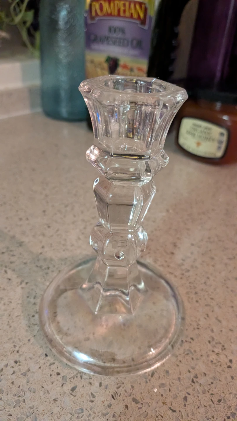 Set of 3 Glass Candle Holders - photo 5