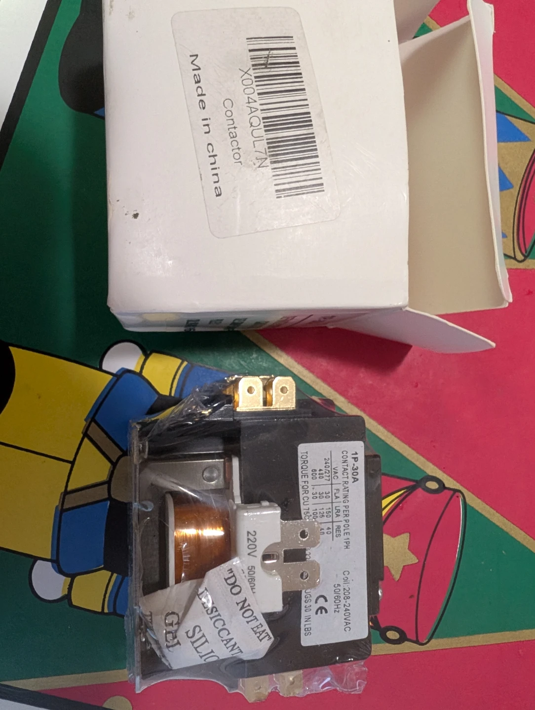 Definite Purpose Contactor 1P 30A