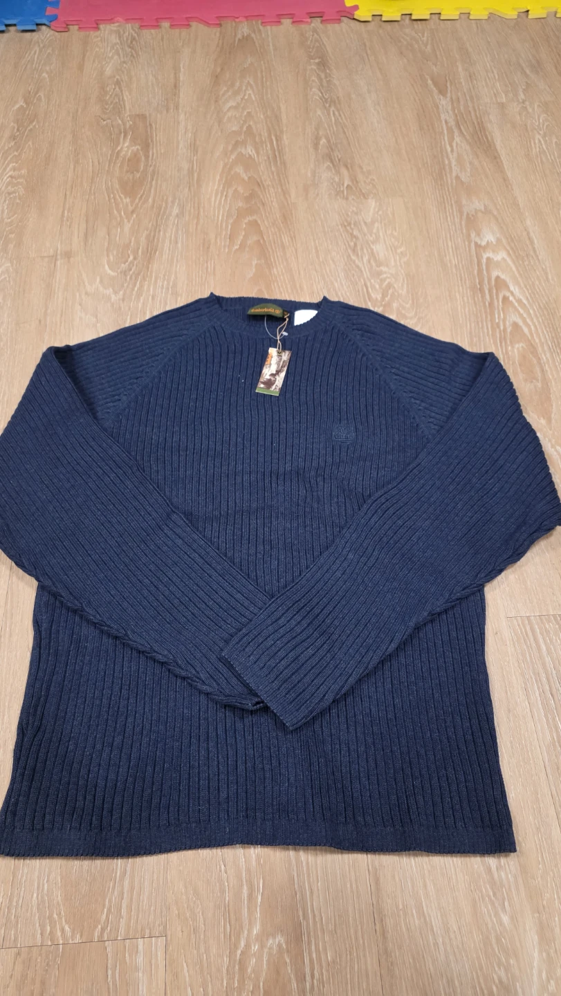 Brand New - Timberland Navy Ribbed Sweater