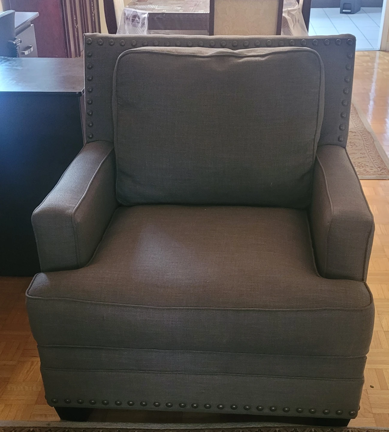 Beige Upholstered Furniture Set