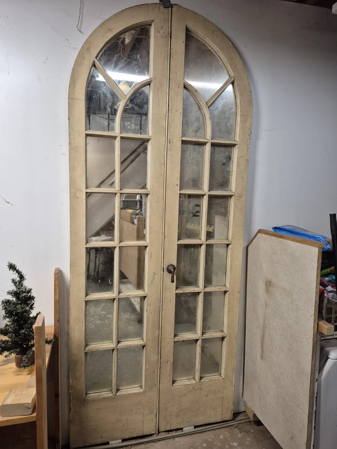 Vintage Arched French Double Doors - photo 4