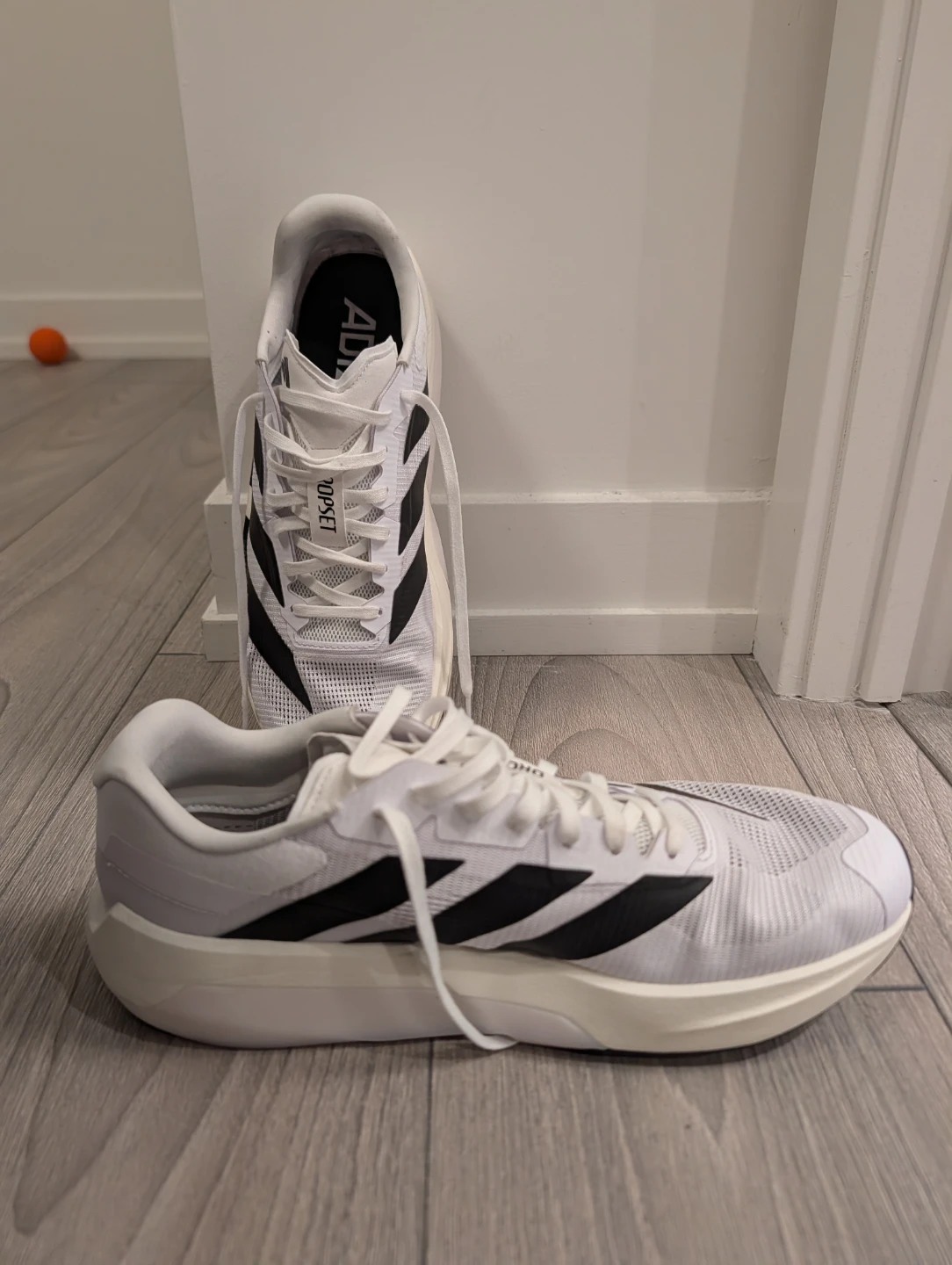 adidas Adizero Dropset 3 Training Shoes – White/Black – Like New - photo 5