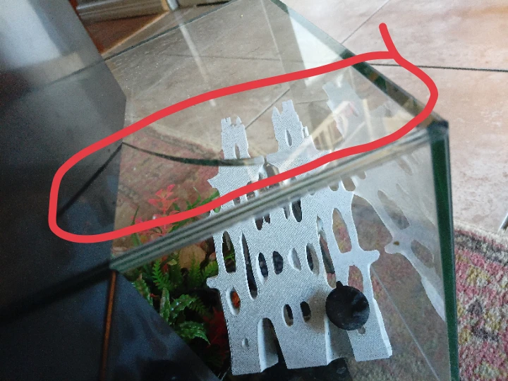 Glass Aquarium Tank with Filter/Light Base - photo 3