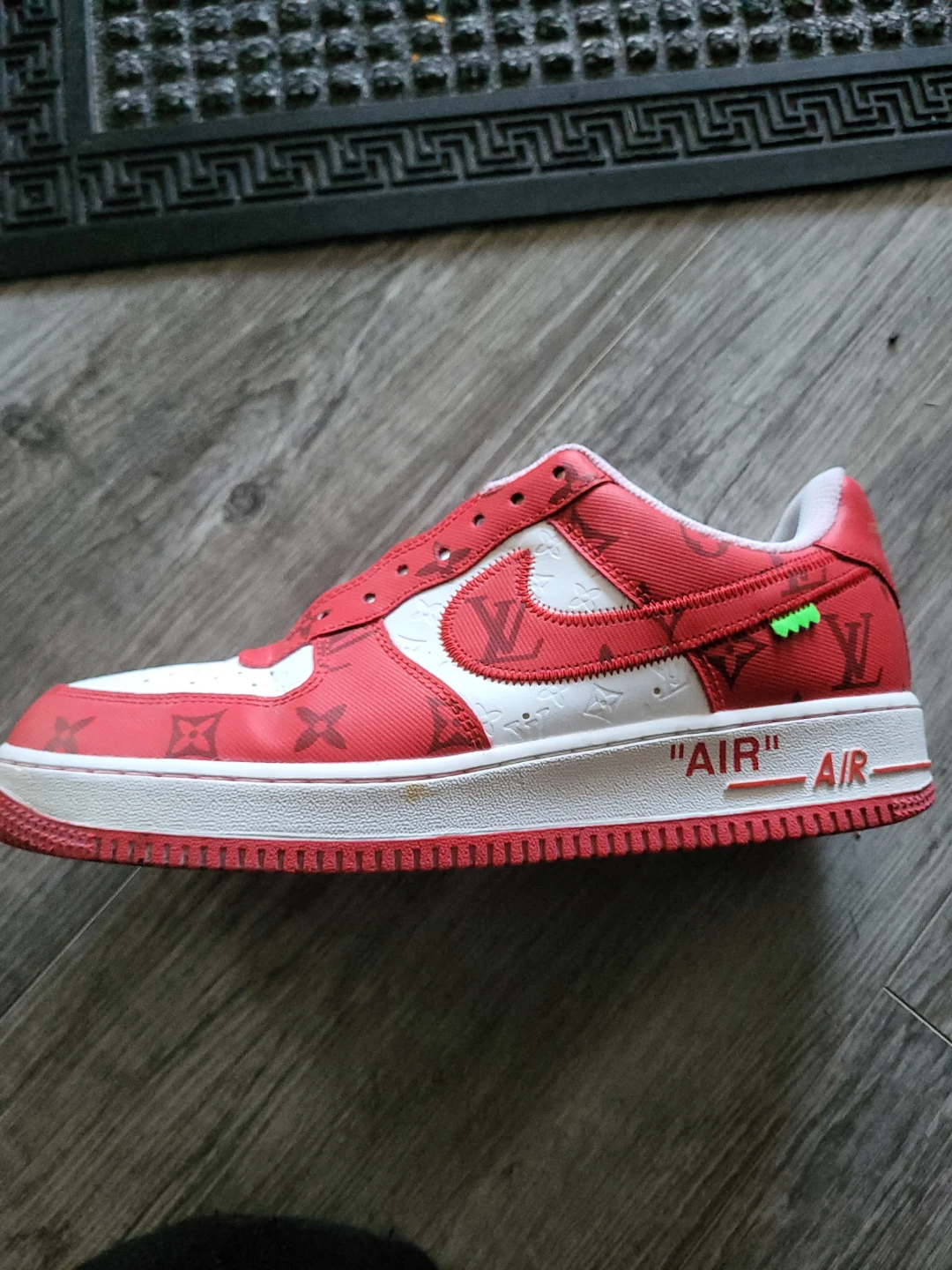 Louis Vuitton x Nike Air Force 1 Low Red