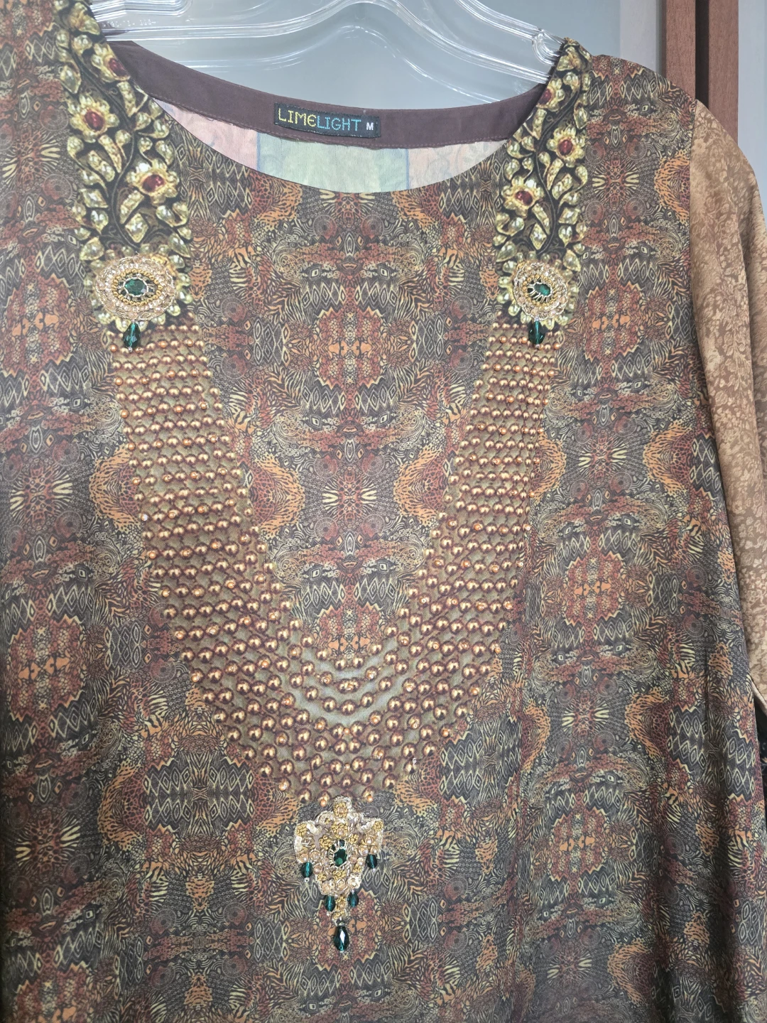 Limelight Printed Tunic with Embellishments - photo 2