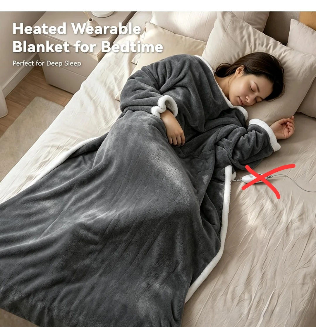 NEW Electric Heated Throw Blanket (Read) - photo 3