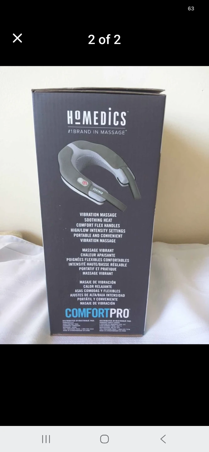 HoMedics ComfortPro Vibration Neck Massager with Heat - photo 2