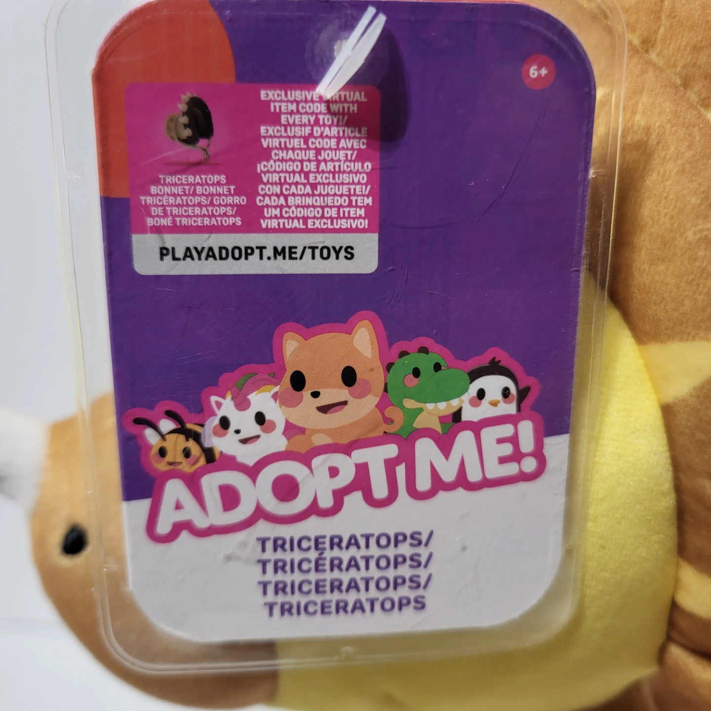 Adopt Me! Triceratops Plush Toy - photo 3