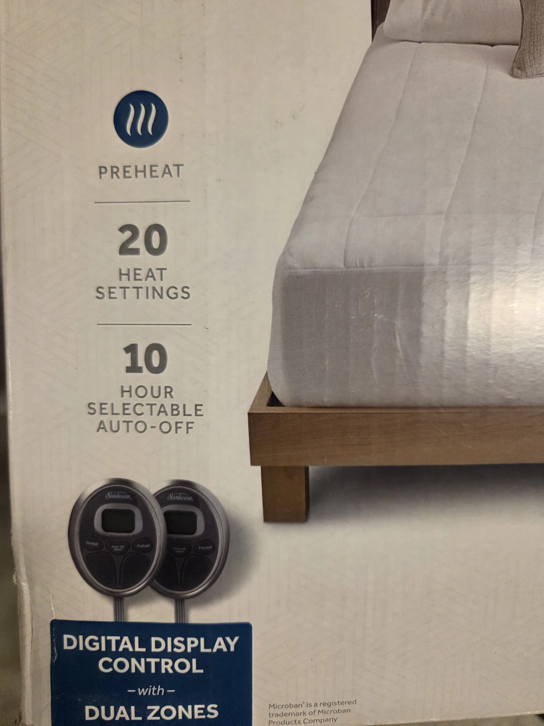 Queen Machine Washable Dual Side  Sunbeam Heated Mattress Pad - photo 3