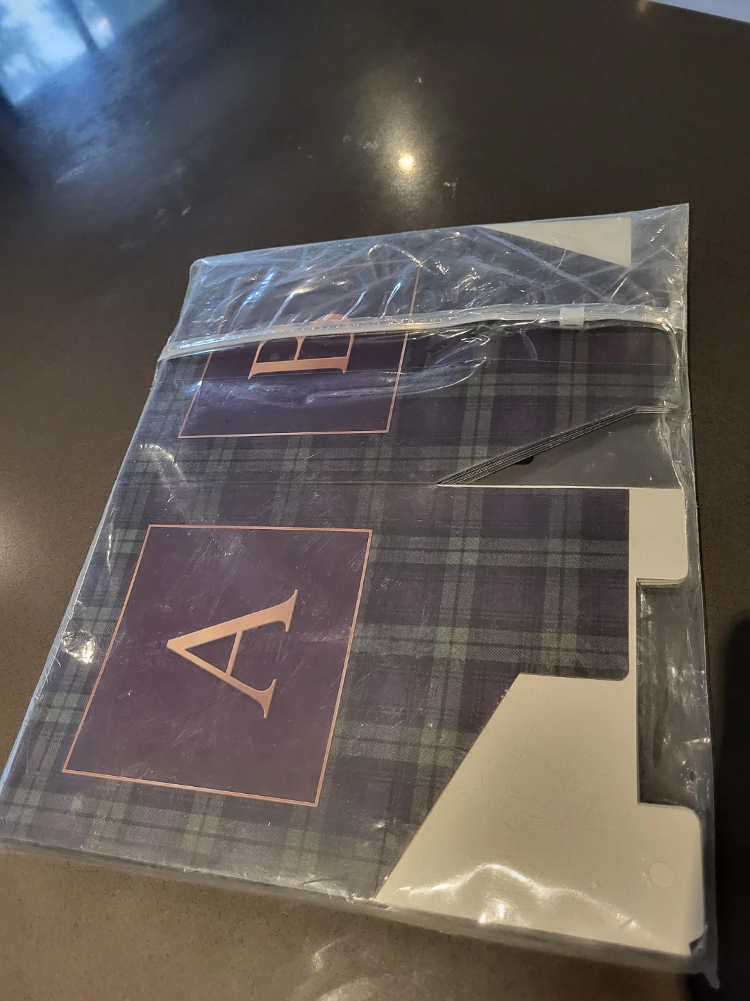 Grtiin Tartan Plaid Baby Shower Decoration Boxes, 10 Pcs