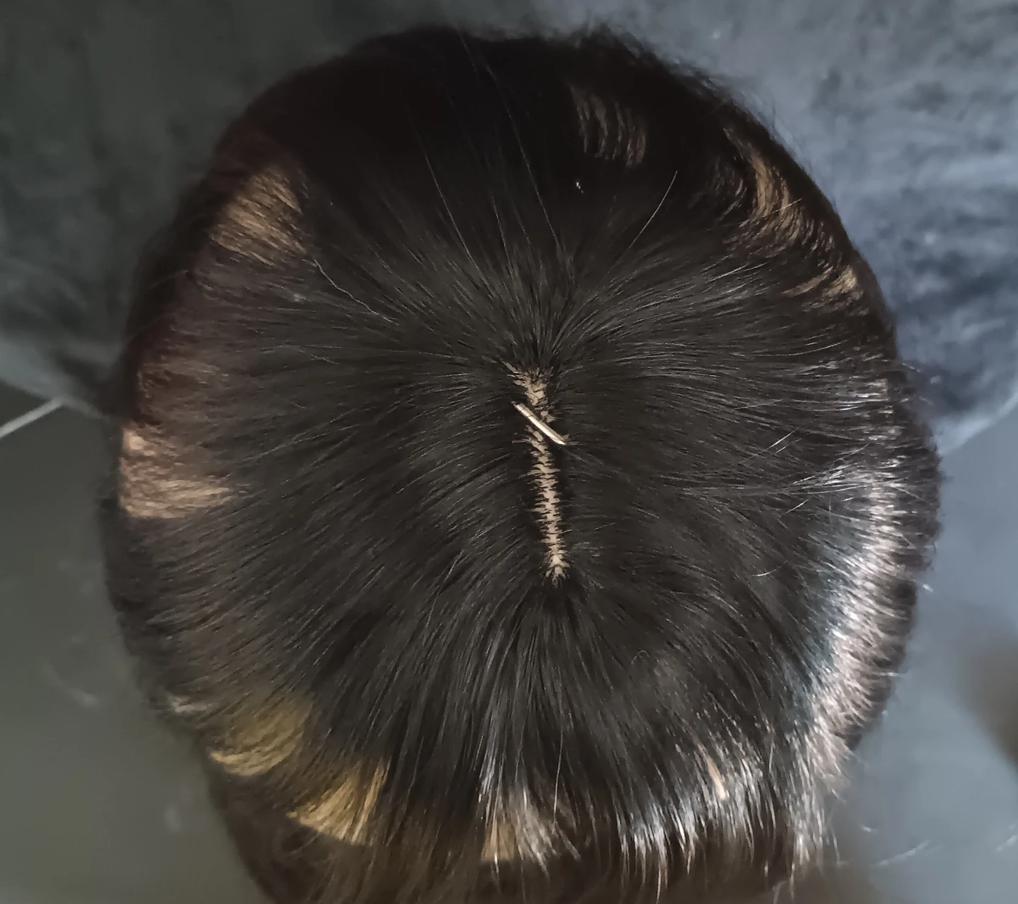 Short Synthetic Hair Topper. Color 1B - photo 4