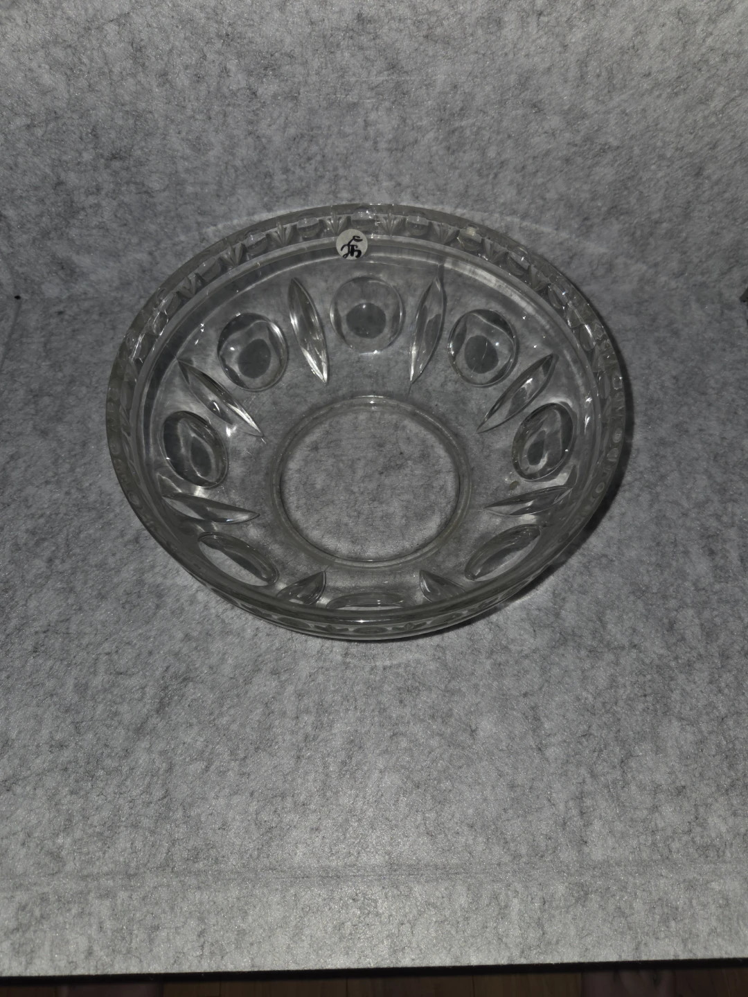 Clear Glass Serving Bowl