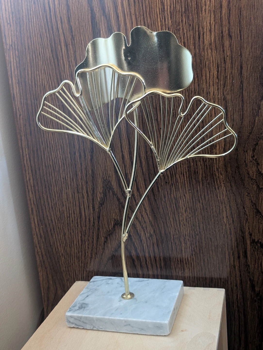Gold Ginkgo Leaf Tabletop Decor - photo 2