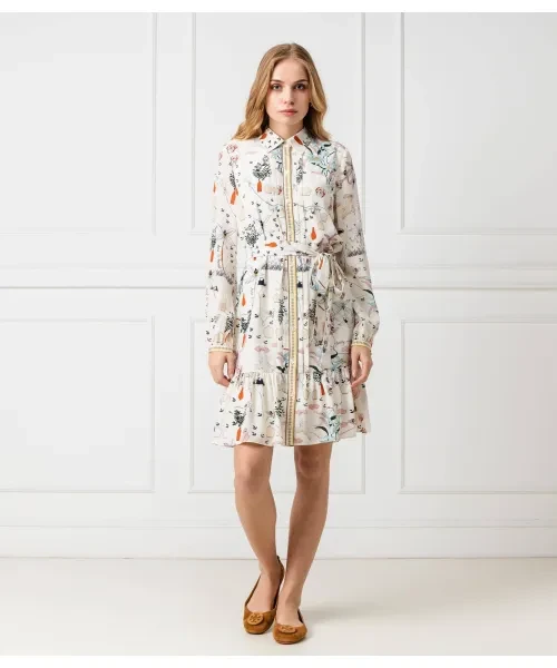 Tory Burch Cora Printed Silk Dress