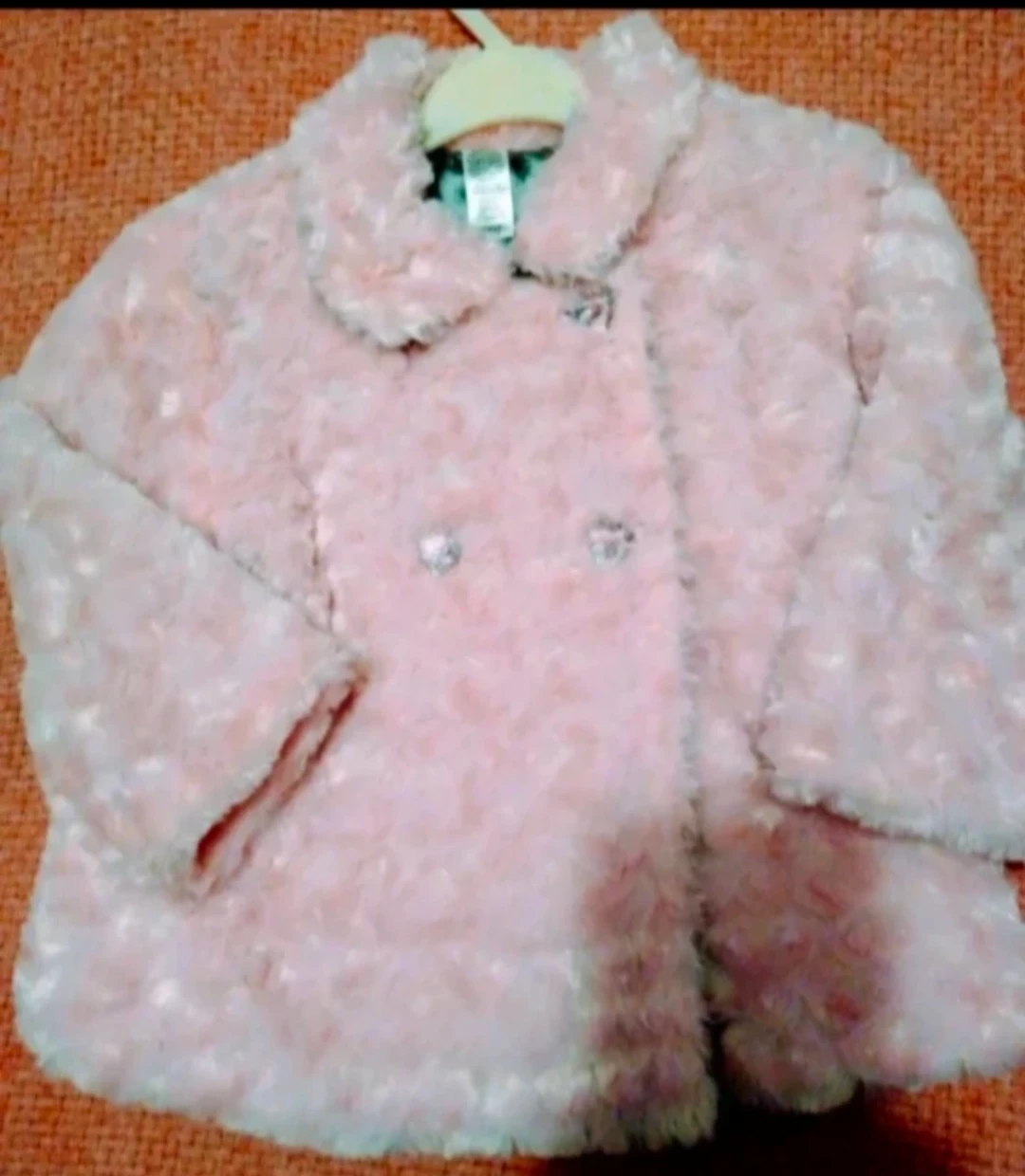 BRAND NEW Pink Faux Fur Coat for Baby/Toddler