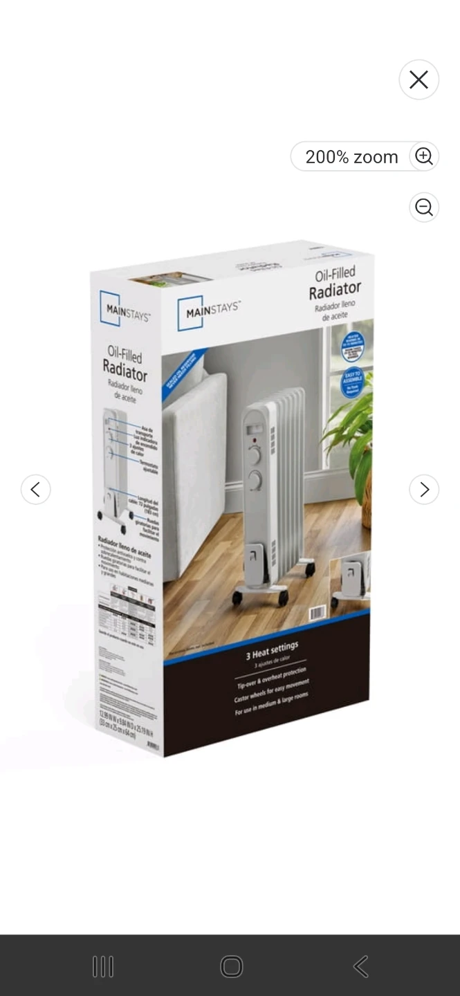 Mainstays Oil-Filled Radiator Heater - photo 5