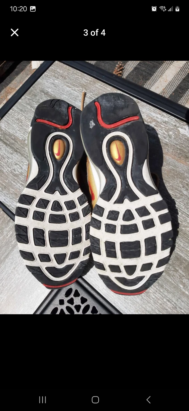 Nike Air Max 97 Metallic Gold Youth Size 5Y - photo 3