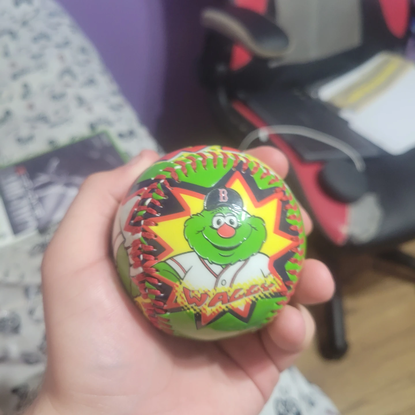 Oscar the Grouch Boston Red Sox Baseball - photo 2