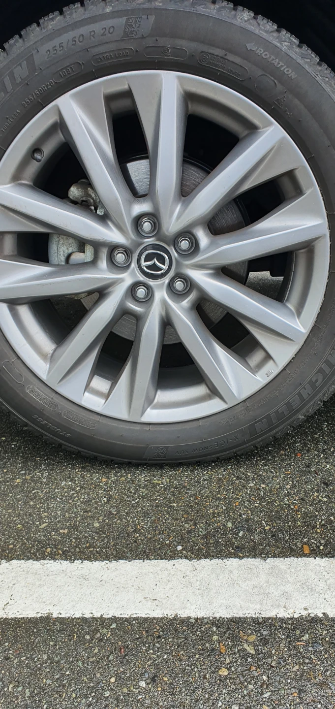 Used Mazda CX-9 Winter Tire  Michelin X-Ice Snow on Wheels