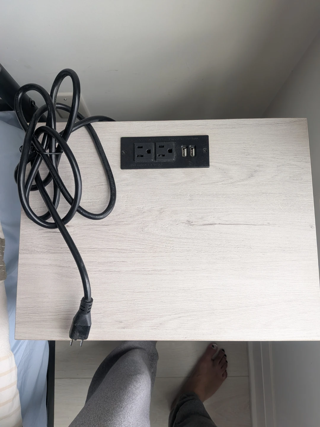 Move out sale: Nightstand with Integrated Power Outlets - photo 5