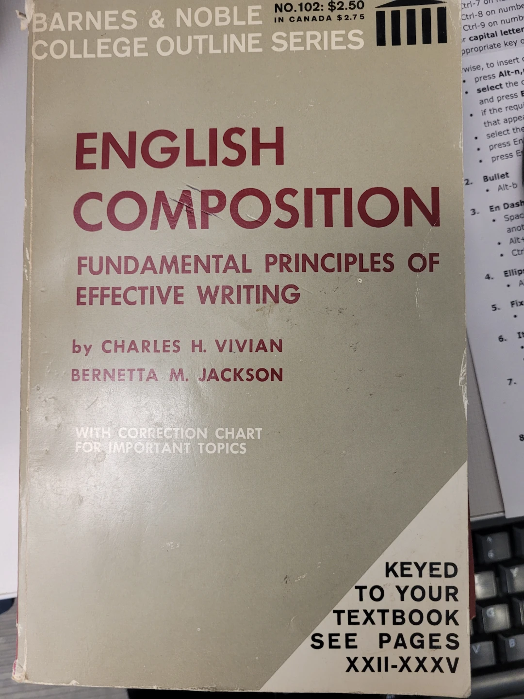 English Composition: Fundamental Principles of Effective Writing