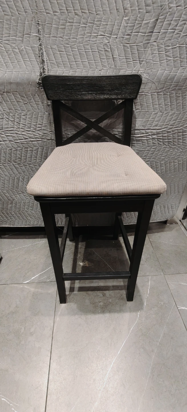 Set of Two X-Back Bar Stools - photo 2