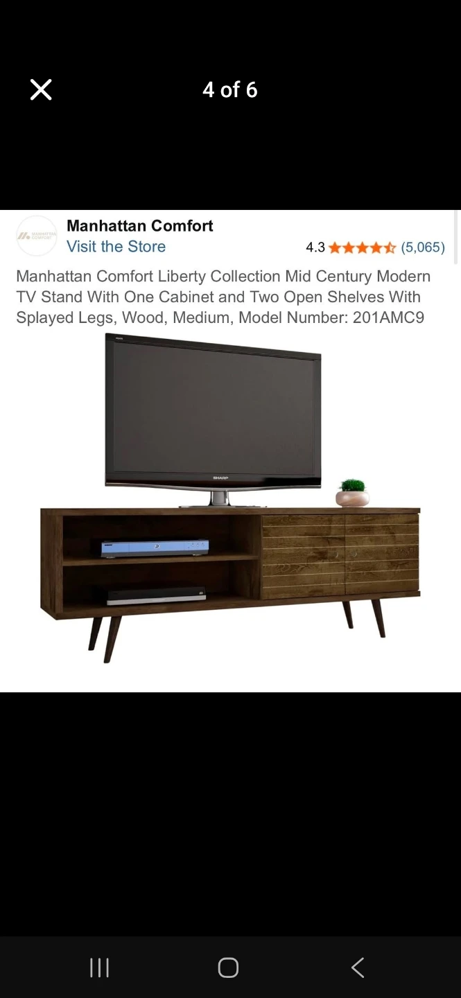 Mid-Century Modern Media Console delivery availabe