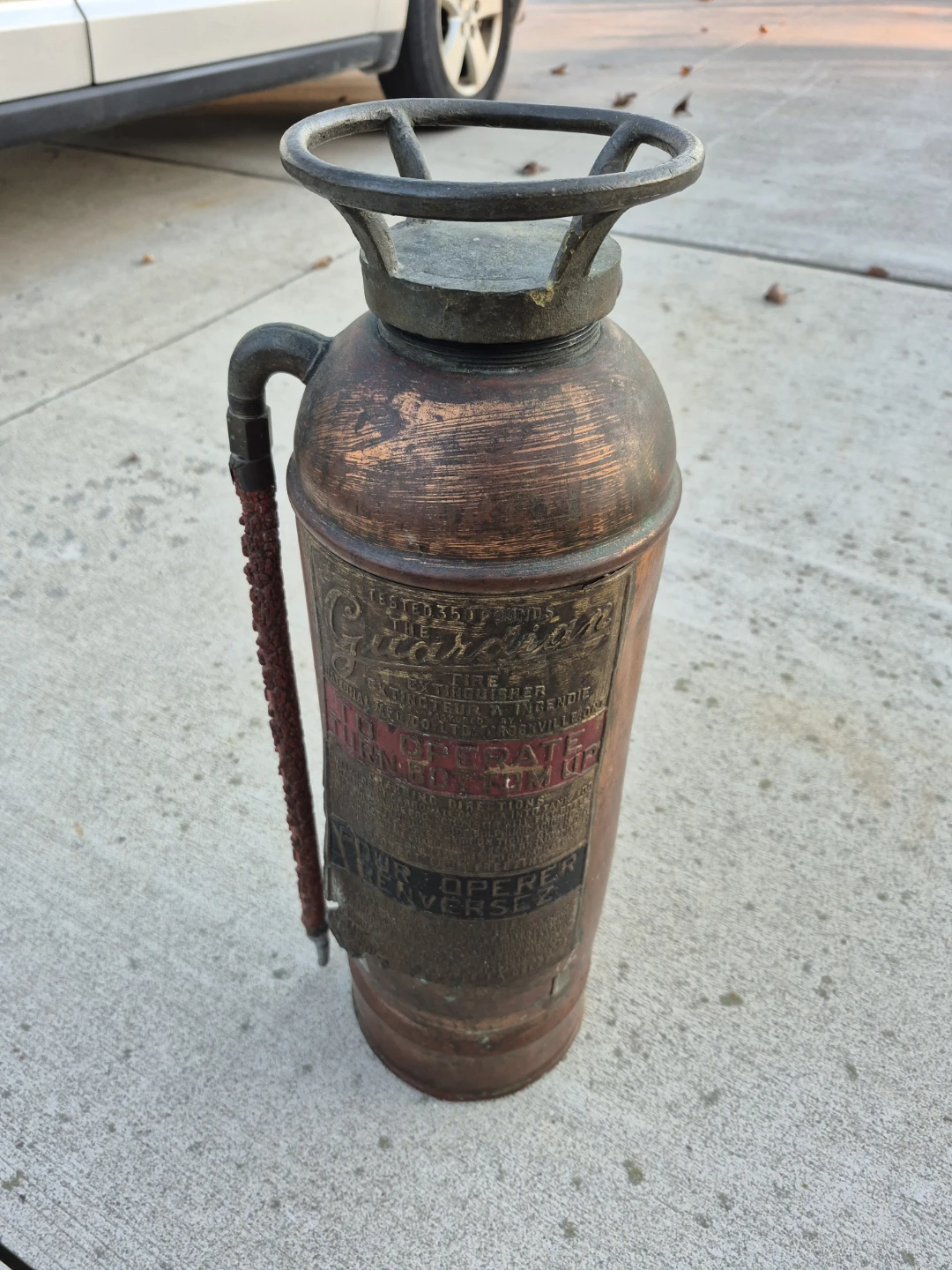 Vintage "GUARDIAN" Fire Extinguisher - photo 2