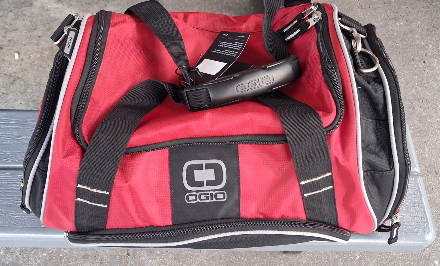 Ogio Duffle Bag Red and Black