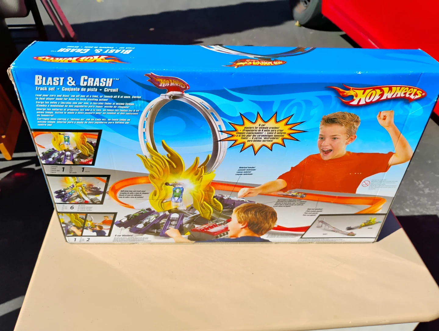 Hot Wheels Blast & Crash Track Set