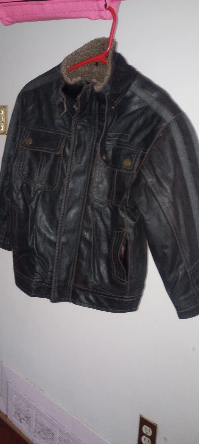 Leather jacket - photo 3
