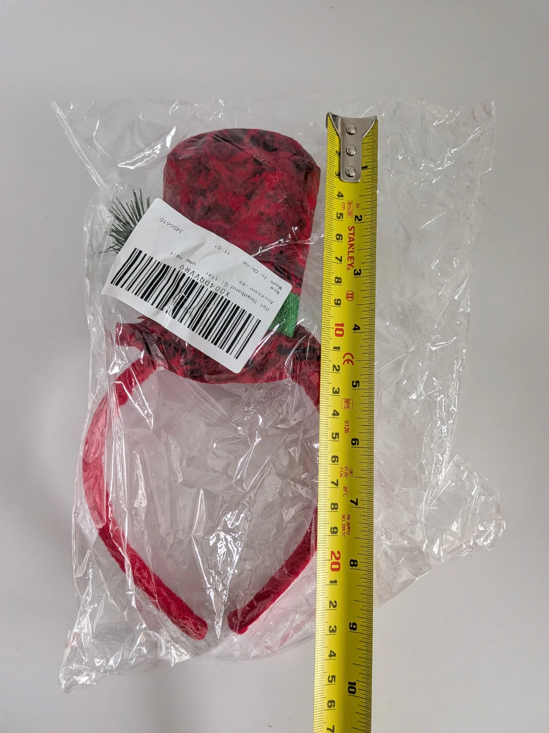 Red Christmas Top Hat Headband - photo 4