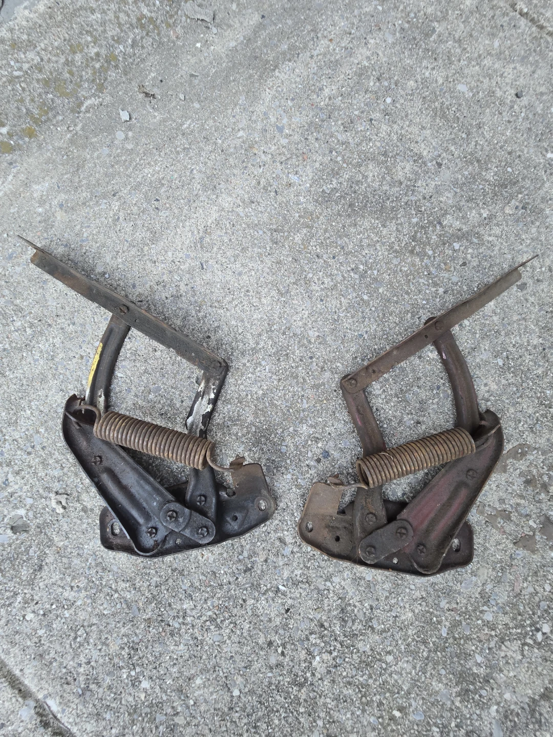 Vintage Vehicle Hood Hinges