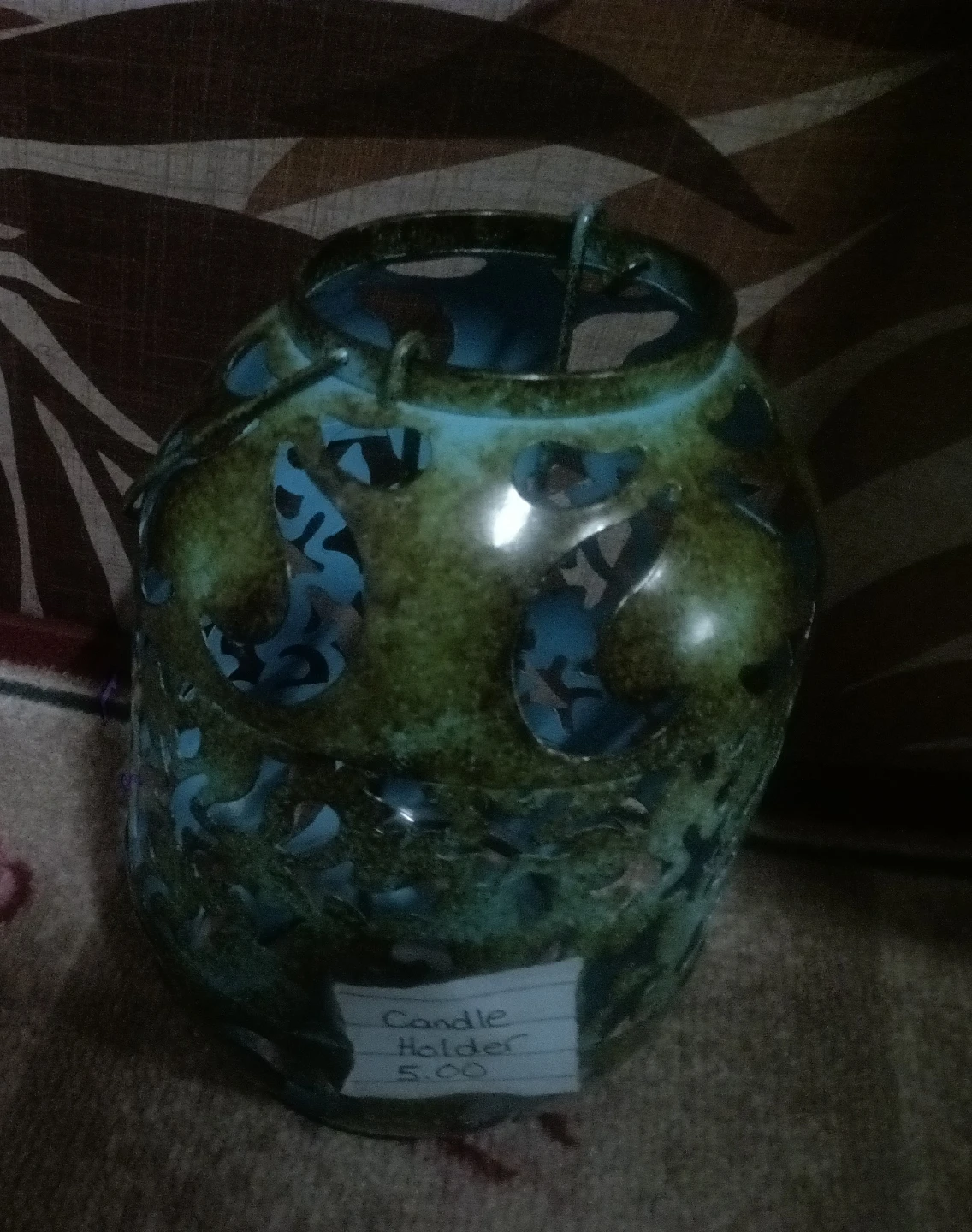 Metal Candle Holder