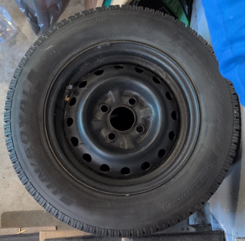 Uniroyal Tiger Paw Winter Tires on Rims 175/70R13