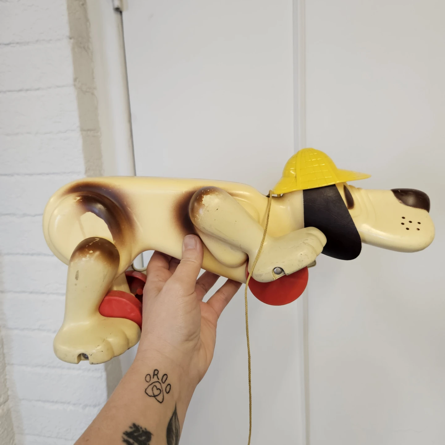 Vintage Pull-Along Dog Toy