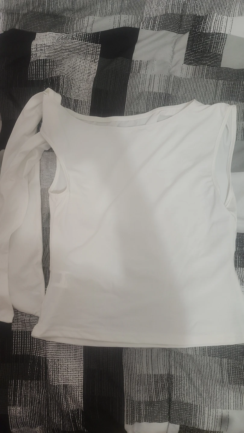White Sleeveless Top with Side Tie Detail - photo 2
