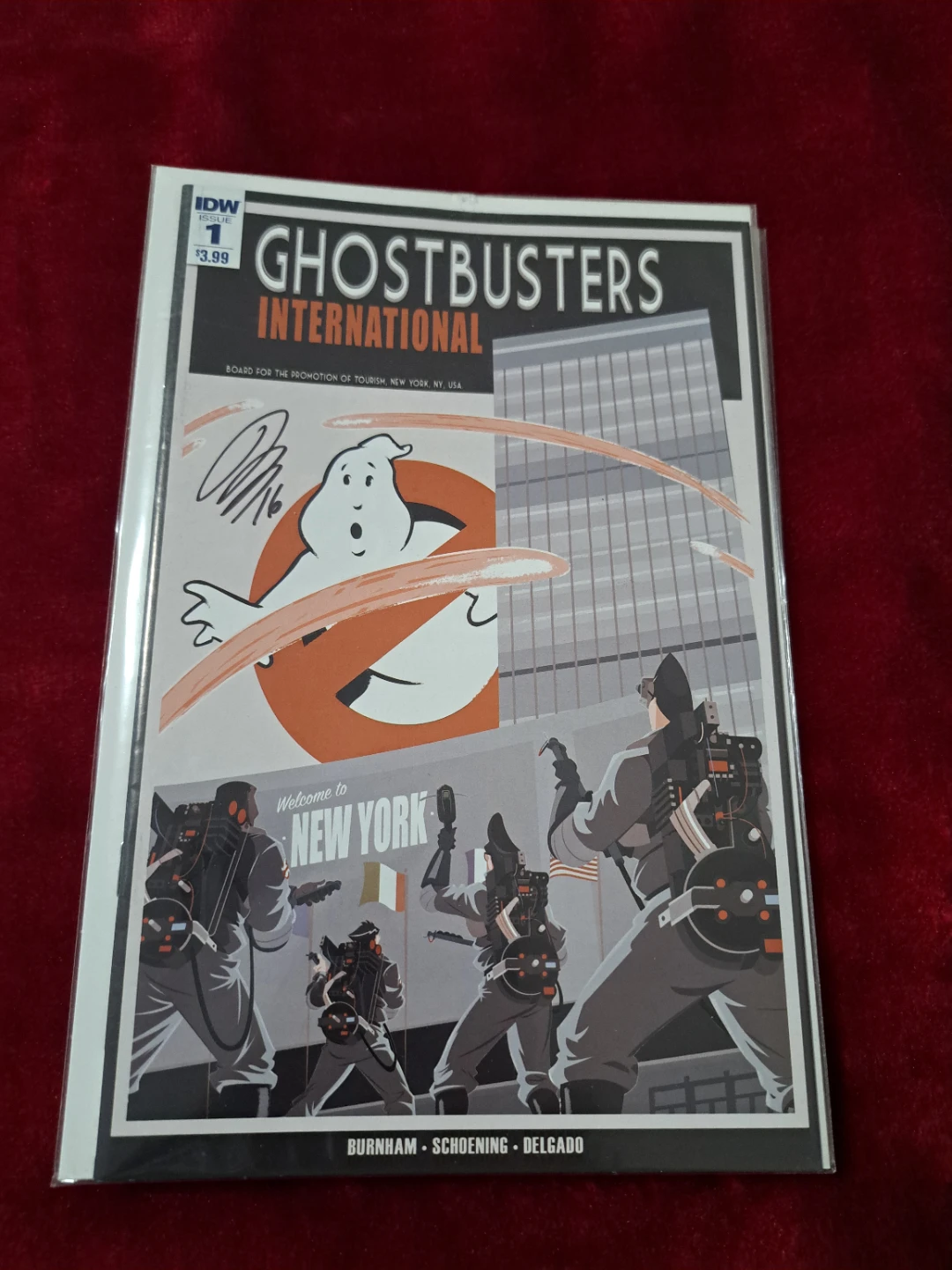 Ghostbusters International Issue 1 Signed Comic