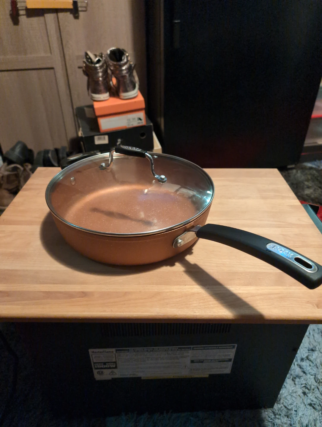 The Rock Copper Pan with Lid