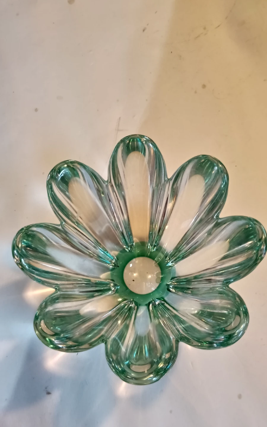 Vintage Signed Orrefors Sweden "Mayflower" Crystal Art Glass - photo 2