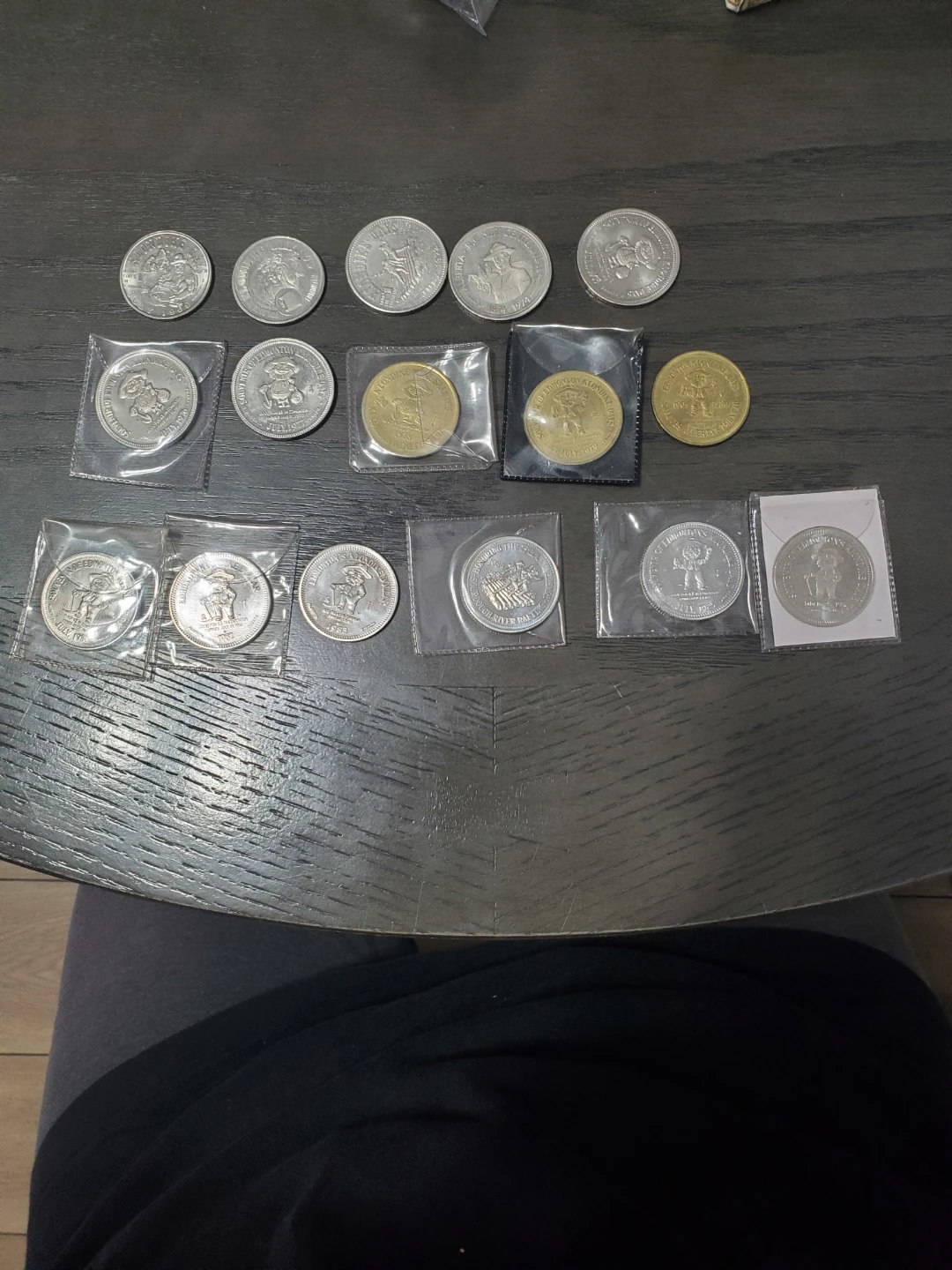 Collection of Klondike Days Edmonton Souvenir Coins