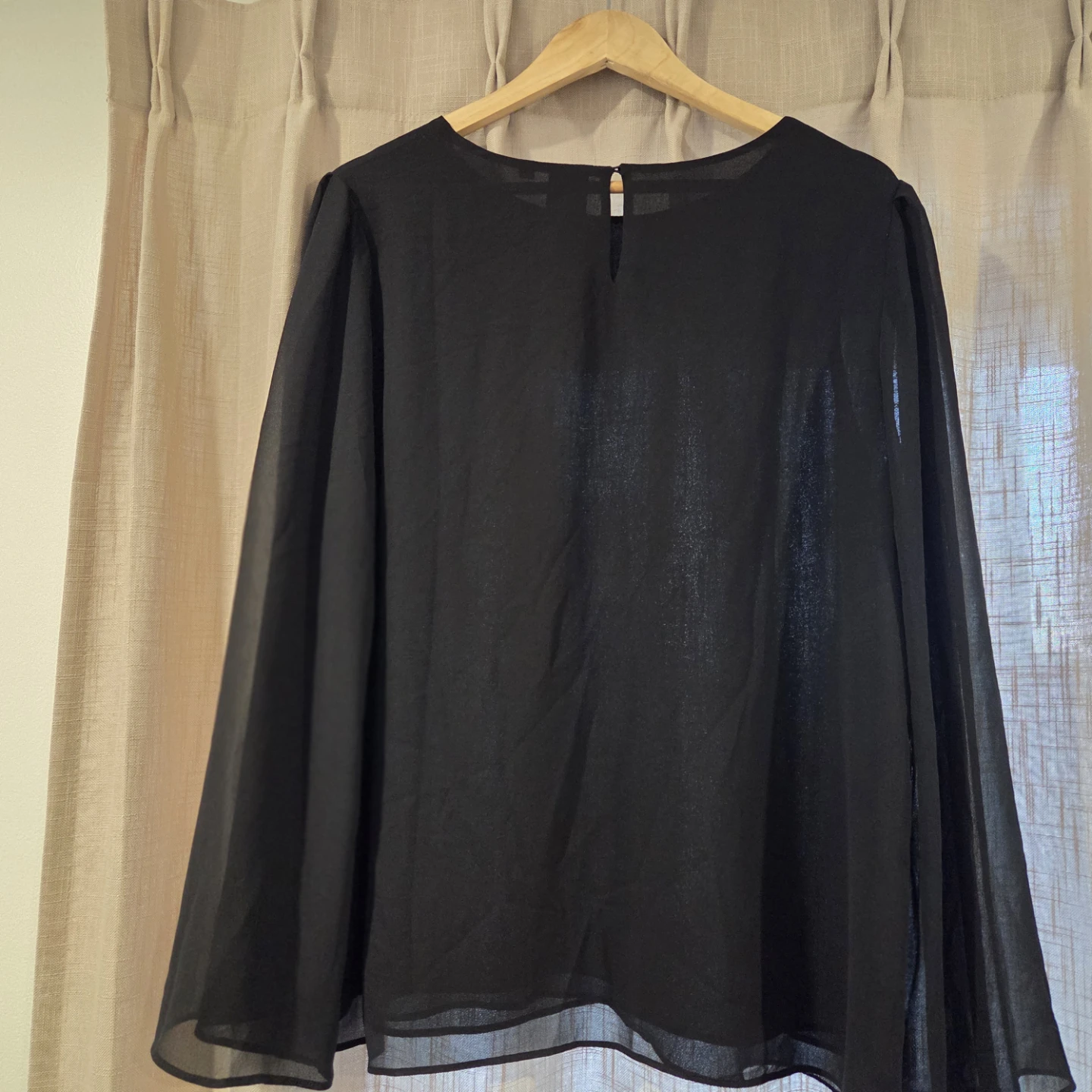 Black Sheer Blouse - photo 2