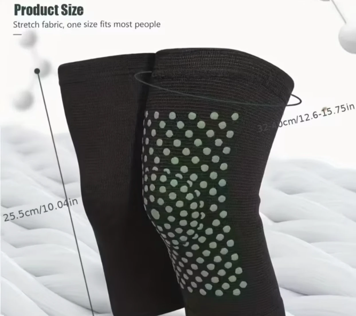Self-Heating Knee Compression Sleeves XL - photo 3