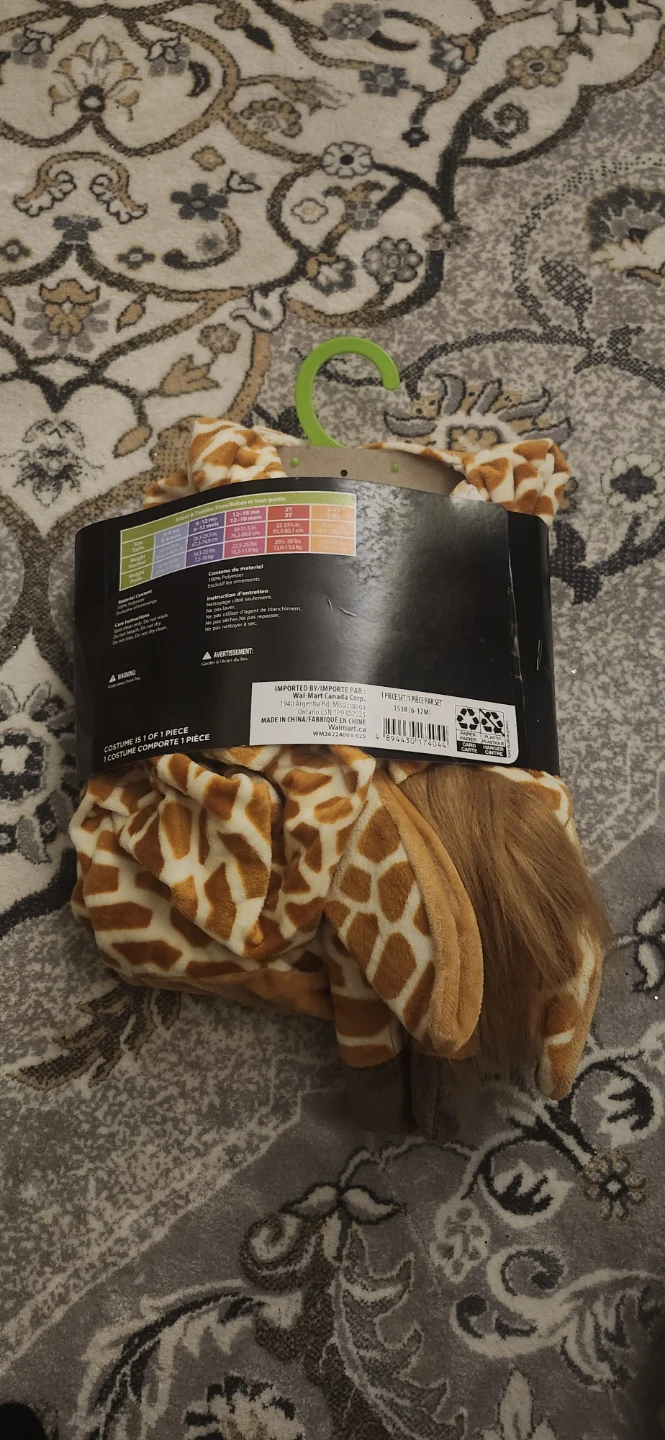 Cuddly Giraffe Baby Costume 6-12 Months - photo 2