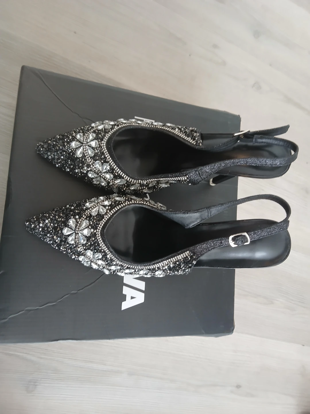 Fashion Nova Rhinestone Heels and Clutch Set - photo 2