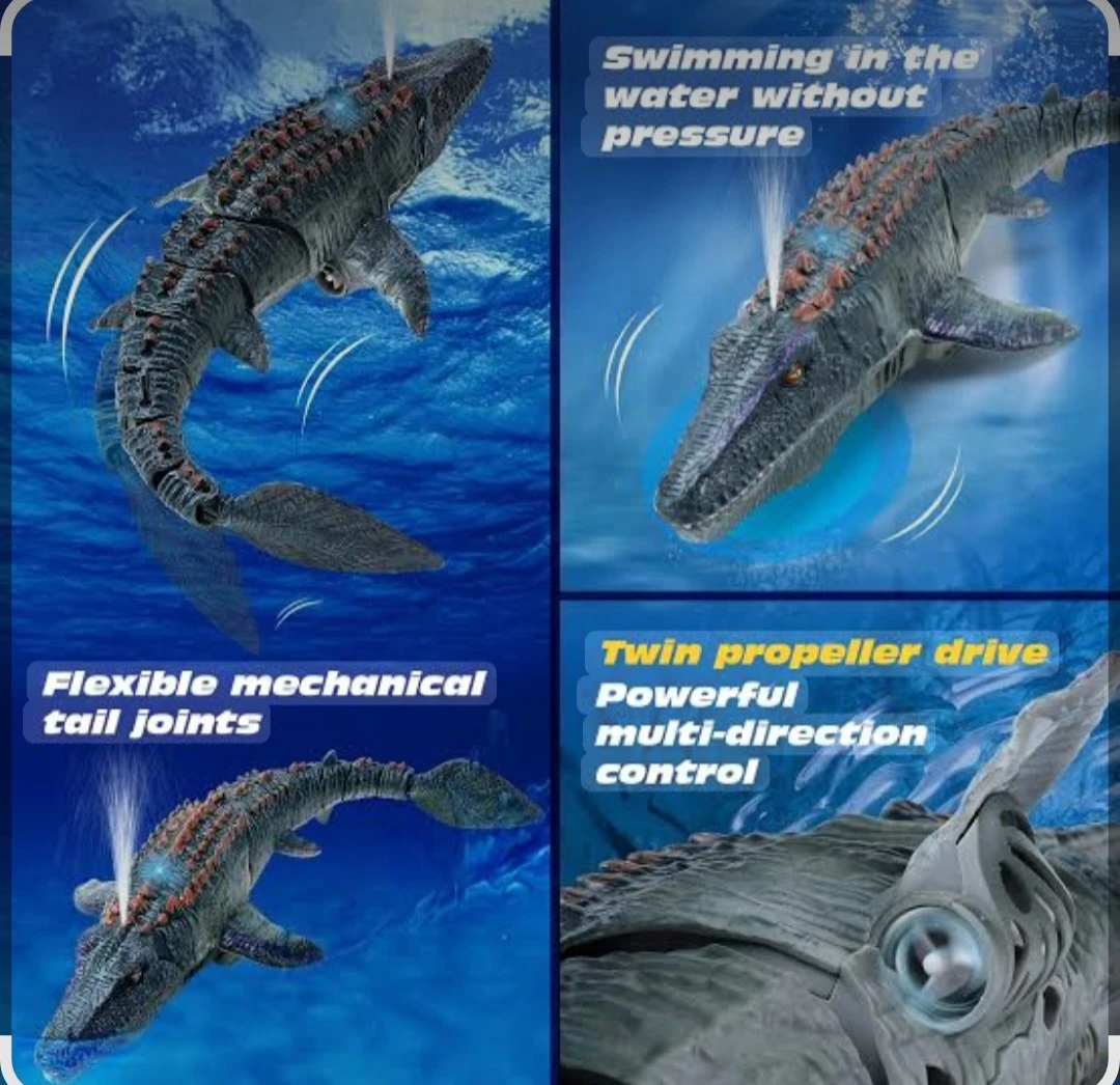 Remote Control Mosasaurus Toy - photo 2
